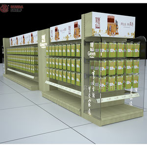 כבד פלדה חד צדדי סופרמרקט מתלה פלדה מכולת חנות מדפים מידות לגונדולה ברזל - Product Image 3