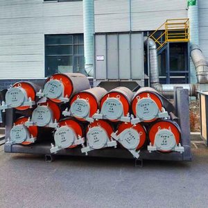 Polea transportadora de cemento y piedra Huadu, tambor resistente al desgaste con revestimiento, certificado ISO/CE, placa metálica, rodamiento de bolas OEM, ancho de banda - Product Image 4