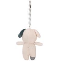 Porte-clés pendentif en peluche chien mignon, petit chiot en peluche, breloque de sac personnalisable avec logo, cadeau