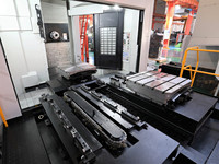 Pour machine de fraisage CNC horizontale 4 axes HME80D, commande FANUC, broche BT50, haute précision, haute rigidité, haute productivité