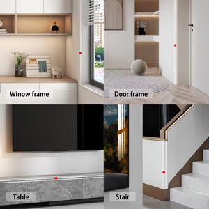 Clear Self-Adhesive <strong>Corner</strong> Guards &amp; Edge <strong>Protectors</strong> For <strong>Furniture</strong>, Doors &amp; Tables. Covers Sharp <strong>Corners</strong>, Easy Install. - Product Image 5