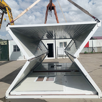 Maisons modulaires personnalisables, maisons préfabriquées mobiles, conteneurs préfabriqués pliables de 20 pieds, maisons pliables, maisons de travail