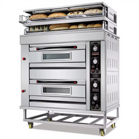 Four à pain électrique industriel à 2 étages et 4 plateaux, haute productivité, état neuf, pour boulangerie et moulin à farine