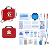 Trousse de Premiers Secours Vétérinaires Imperméable de Haute Qualité pour Animaux de Compagnie et Petits Animaux, Sac de Premiers Secours pour Chiens et Serpents - Vente en Gros