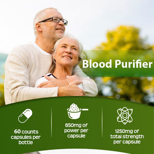 Capsules sales de purificateur de sang en gros OEM pour le nettoyage interne et la désintoxication Type de supplément à base de plantes - Product Image 3