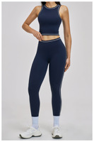 Ensembles de sport pour femmes grandes tailles, 3 pièces, leggings sans couture taille haute, poche, haut de yoga, tenue de sport, soutien-gorge de sport extensible