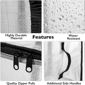 Grande 73x35x37CM PP Tote <span class=keywords><strong>porta</strong></span> bagagli pesanti borse mobili con cerniera manici salvaspazio biancheria da esterno - Product Image 5