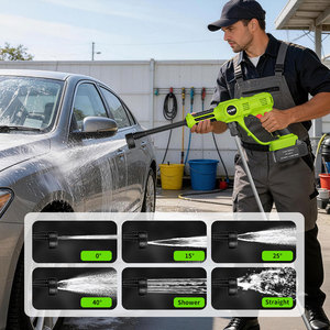 Pistolet de lavage de voiture électrique à cordon Flying Tiger 21V, moteur universel, haute pression, garantie 3 ans, usage domestique - Product Image 1
