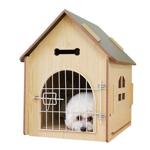 Abnehmbare <span class=keywords><strong>DIY</strong></span> Holz Zwinger Hundehütte Indoor zum Verkauf Pet Cages - Product Image 2