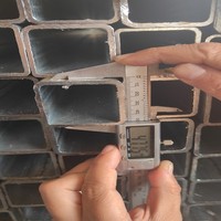 Tuyau en acier galvanisé ERW carré de haute qualité à bas prix avec norme BS, application pour conduites de pétrole et services de découpe/soudage