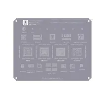 Plantilla Universal Multifunción YCS de 49 Piezas para CPU de Teléfonos Móviles QM/MTK/AD, Chip de CPU para Teléfono