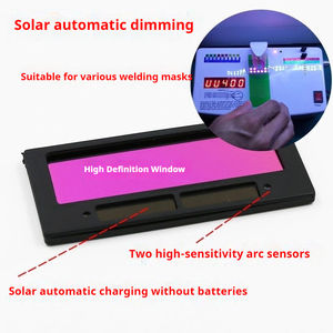 Auto oscuramento <span class=keywords><strong>occhiali</strong></span> di <span class=keywords><strong>saldatura</strong></span> con sensore solare e lenti blu per oscuramento sotterraneo - Product Image 4
