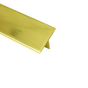 Bande T en laiton haute brillance de conception moderne Contrôle de qualité strict Accessoires pour la maison avec fonction antidérapante Thuan Thanh Dat Laiton - Product Image 6