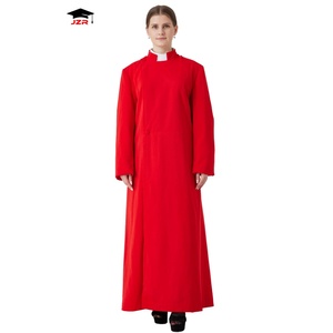Custom <strong>Anglican</strong> Cassock Clergy Robe Single Breasted Pulpit Garb for <strong>Priest</strong> Server Choir Cassock Robe with Lining - Product Image 3
