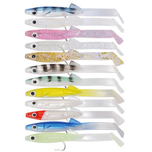 Esca Pesca pesce <span class=keywords><strong>anguilla</strong></span> esca bianca blu morbida con gancio 8cm 2.3g pesce <span class=keywords><strong>anguilla</strong></span> esca <span class=keywords><strong>artificiale</strong></span> Pesca Leurre - Product Image 4