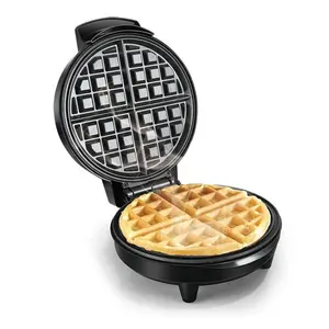 Easy Operation Round Stainless Steel Multifunction Belgian Mini Waffle Iron Machine Makers