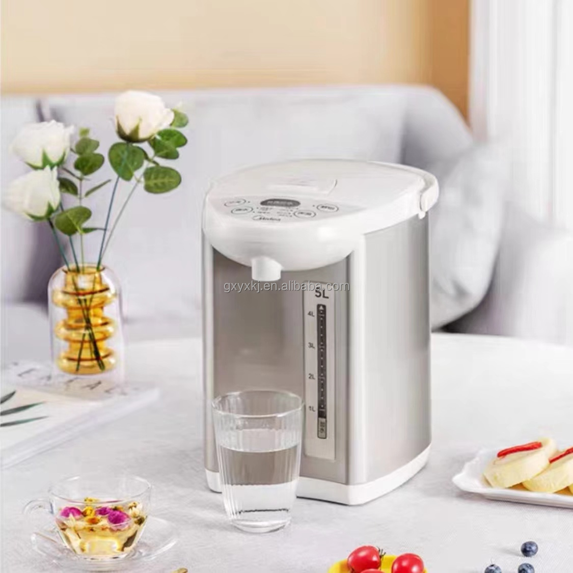 Электрический чайник Midea 5L большой емкости для коммерческого отеля, водяной урны, Электрический бойлер для питьевой воды