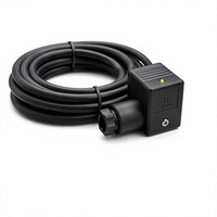 Rangkaian Kabel Industri Konektor DIN 43650 untuk Solenoid Valve Kustom