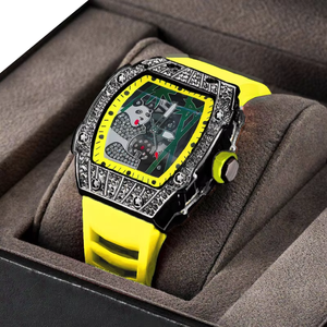 Reloj de Cuarzo ZIDO Business Square con Estilo Moderno, Caja de Aleación de Lujo y Correa de Silicona, Reloj de Cuarzo Elegante para Hombre - Product Image 5