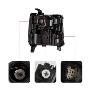 <span class=keywords><strong>Faros</strong></span> Delanteros de Xenón Mejorados con Carcasa Negra Impermeable <span class=keywords><strong>para</strong></span> <span class=keywords><strong>Chevy</strong></span> Silverado 1500 2016-2019 - Product Image 2