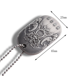 ป้ายห้อยคอสุนัขรูปวงรีราคาส่ง รับทำโลโก้ส่วนตัวตามสั่ง - Product Image 3