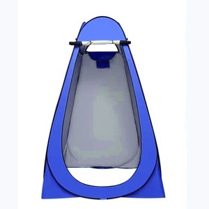 Carpa Portátil de Apertura Rápida, de una Sola Capa, de Tela Oxford, para Acampar al Aire Libre, Color Negro Gris - Product Image 6