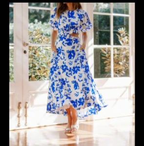 Lot de robes décontractées en mousseline de soie à imprimé floral 3D, MOQ 50 pièces, en balles, stock en gros - Product Image 2