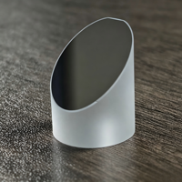 Miroir en silice fondue UV première surface 45 °   Revêtement en aluminium pour miroir à tiges, pour laser UV et instruments scientifiques