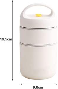 Stainless Steel Vacuum Thermal Lunch Box <b>With</b> Insulated Lunch Bag <b>Food</b> Warmer Soup Cup <b>Containers</b> Bento Box for Kids Adult - Product Image 4