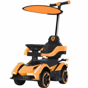 سيارة أطفال كهربائية عالية الجودة تعمل ببطارية 12 فولت، لعبة سيارة كوبيه ذكية مع وظيفة MP3، مصنوعة من البلاستيك للأطفال من <span class=keywords><strong>2</strong></span>-4 سنوات، تتميز بصندوق دفع بالقدم - Product Image 3