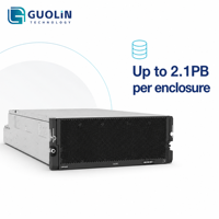Boîtier de stockage direct Lenovo ThinkSystem D4390 4U 90 baies 24G SAS JBOD DAS pour l'entreprise, extension de stockage haute densité
