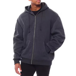 Sudaderas con Cremallera Personalizadas para Hombre, de Fábrica, Alta Calidad, Tallas Grandes, Sudaderas con Capucha y Cremallera, Ropa Urbana, Sudaderas Gruesas para OEM - Product Image 2
