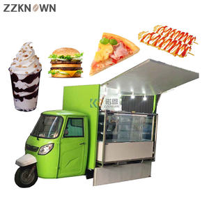 4 Wheels Motorized Electric Towable Food Trailer for Europe Snack Food Ice Cream Vending <b>Cart</b> - Product Image 4