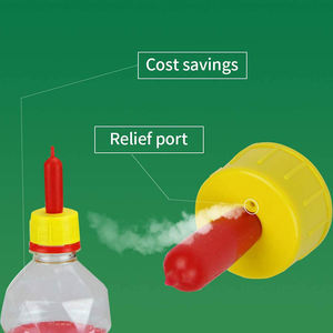 Chupete de Goma Suave con Forma de Oveja, Biberón de Plástico con Tetina de Goma para Corderos, Tetina de Lactancia para Cabritos - Product Image 5