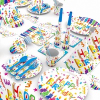 Juego de Decoración de Mesa de Papel de Color Personalizado Ecológico con Temática de Año Nuevo, Artículos para Fiestas