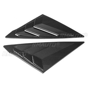 Rear Side <b>Window</b> Louvers Air Vent Scoop <b>Shades</b> Cover Trim Blinds Carbon For Honda Civic 11th Gen 2021-2022 Sedan Car Accessories - Product Image 4
