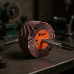 Ttake Cylindrical Abrasive Flap <b>Wheel</b> 50x30 Mm 60 Grit 6 Mm Shaft 1000-15300 RPM for Metal <b>Grinding</b> - Product Image 3