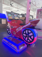 Machine de jeu d'arcade pour enfants MAKER Simulateur de course Moto Moto de course automobile Motos