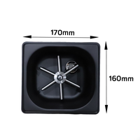 Cutedai 1020S Rinse-verre moderne en acier inoxydable pour évier, robinet haute pression pour comptoir, fabriqué en Chine
