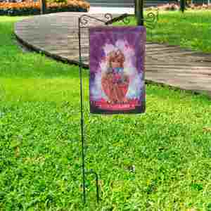 Drapeau de jardin personnalisé pour Pâques, en toile de jute, drapeau de jardin printanier pour la maison, drapeaux de jardin personnalisés en polyester - Product Image 1