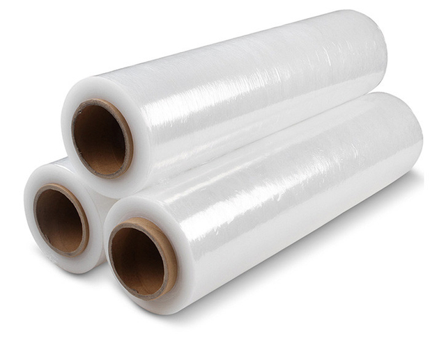 Plastic Wrap LDPE 3 Layers Co Extrusion Stretch Film with Customized Size for Protecting Goods