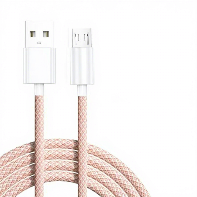 Factory Direct Mass Customization 1 M Nylon Braided Fast Charging Data Cable for Micro-USB Interface Car & Mobile Equipment