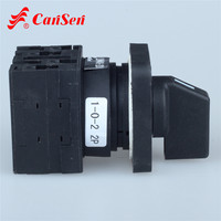 Interrupteur rotatif à came CanTak LW40-20 1-0-2 2 pôles pour commande numérique de machine-outil, moteur asynchrone à cage d'écureuil 690V