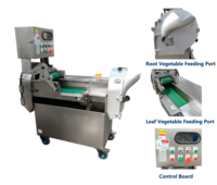 Elektrische Groentekubus Snijdende Hakselaar Weegbree Chips Machine Snijmachine Multi Functionele Aardappelsnijder Groentesnijder