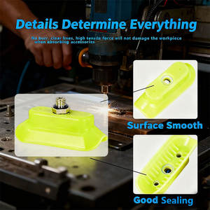 Alat Penghisap Vakum Oval Beralur-Seri SOG untuk Daya Cengkeram yang Ditingkatkan pada Permukaan Melengkung, Nosel Penghisap Berbentuk Strip dan Tabung - Product Image 4