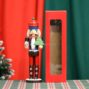 Decoración Navideña Clásica de Madera con Forma de <span class=keywords><strong>Cascanueces</strong></span> al por Mayor - Product Image 1