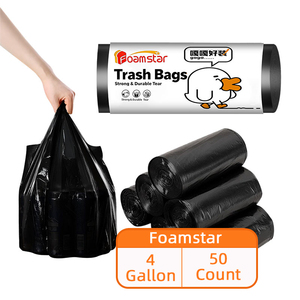 Sacs poubelle en mousse Foamstar de 4 gallons, en PE, résistants et durables, style <span class=keywords><strong>épicerie</strong></span>, pour usage domestique et commercial - Product Image 1