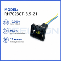 Connecteur Étanche Automobile 7023CT-3.5-21 Auto Connect à 2 Broches pour Faisceau de Câbles Électriques, Boîtier Scellé