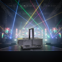Projecteurs Laser RGB en Aluminium 20W 30W 40W Pleine Couleur pour Extérieur, DJ, Fêtes, Concerts, Festivals de Musique, Animation, Contrôle DMX512, IP65, 40 000