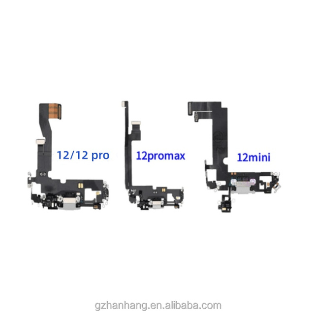 Mobile Phone Part OEM Connector Flex Cable Sub Charging FLEX for iphone 12 13 14 Pro Max Mini Charging Ribbon